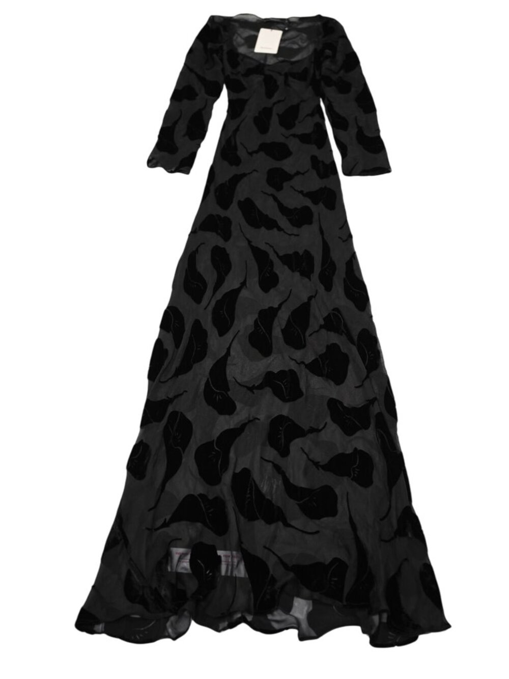 Realisation Par Black Velvet Burnout Maxi Dress